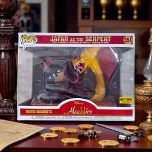 Funko Pop Disney Jafar as the Serpent In Box Figure Hot Topic Exclusive 554